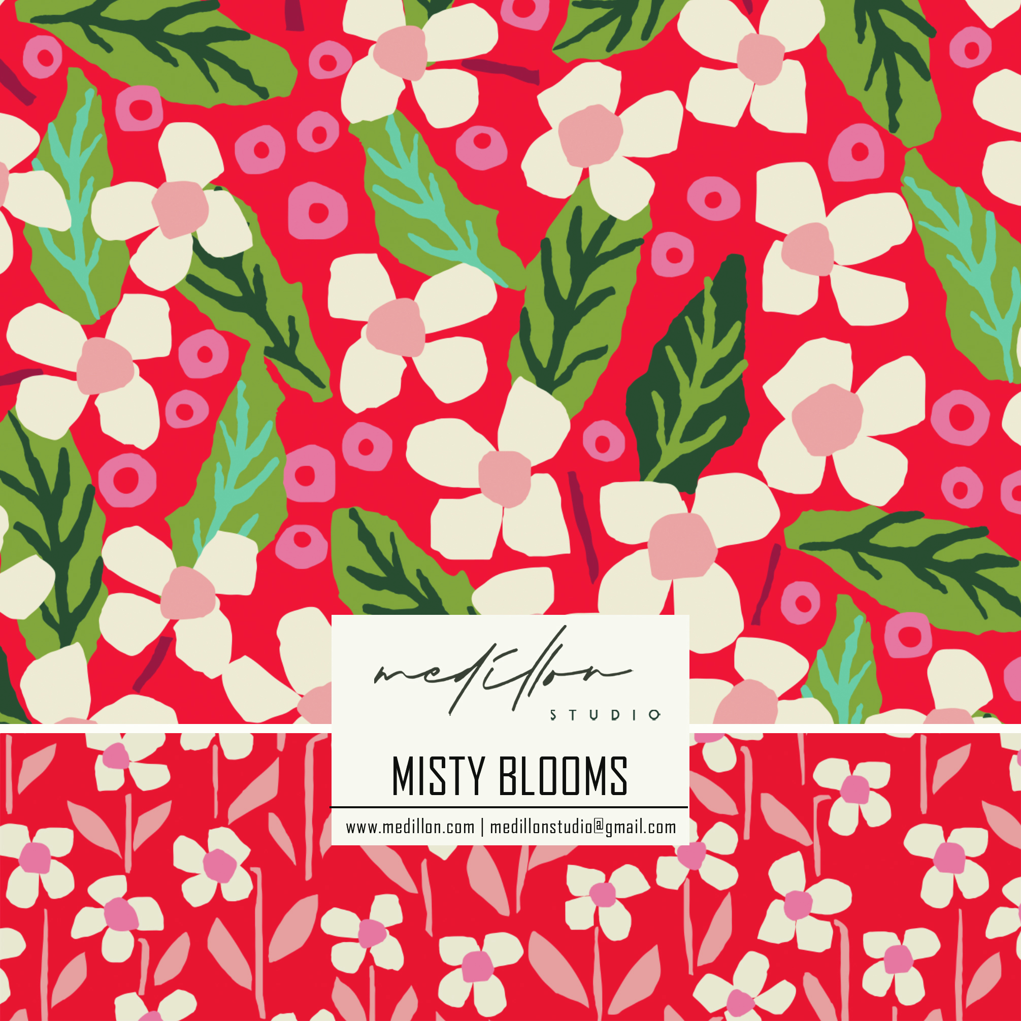 Misty Blooms- PB104