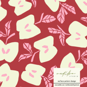 Bold Apple Pattern by Medillon