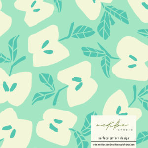 Bold Apple Pattern by Medillon
