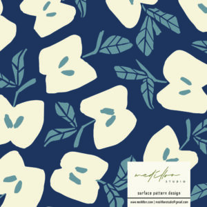 Bold Apple Pattern by Medillon