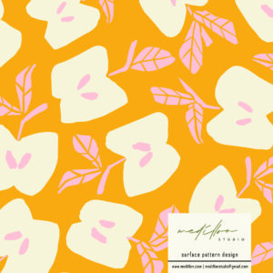 Bold Apple Pattern by Medillon
