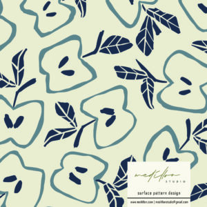 Bold Apple Pattern by Medillon