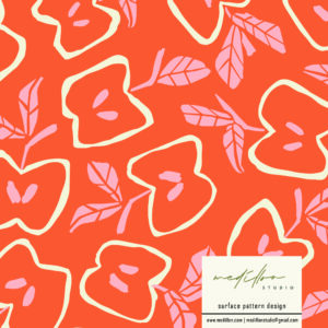 Bold Apple Pattern by Medillon