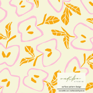 Bold Apple Pattern by Medillon