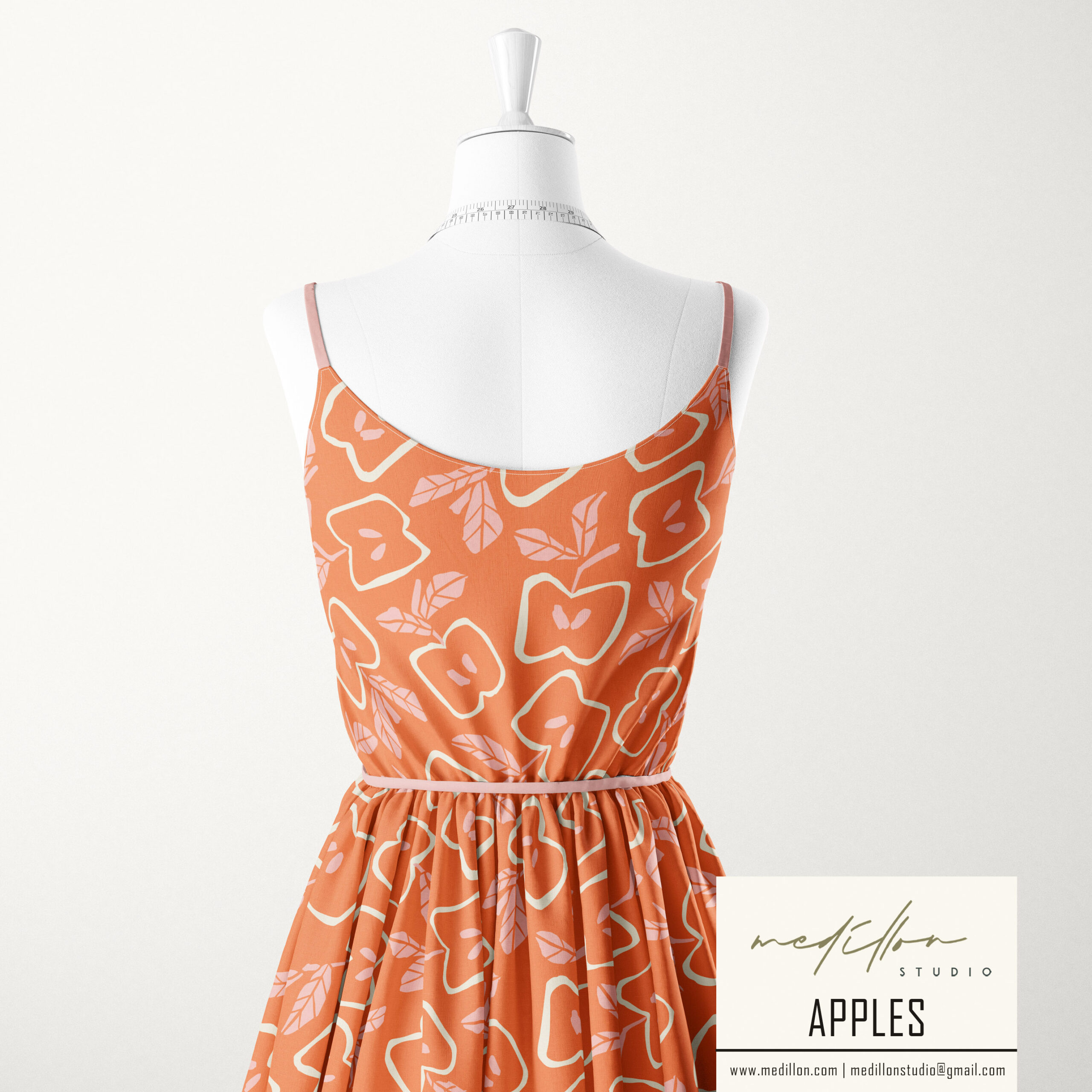 Bold Apple Pattern by Medillon
