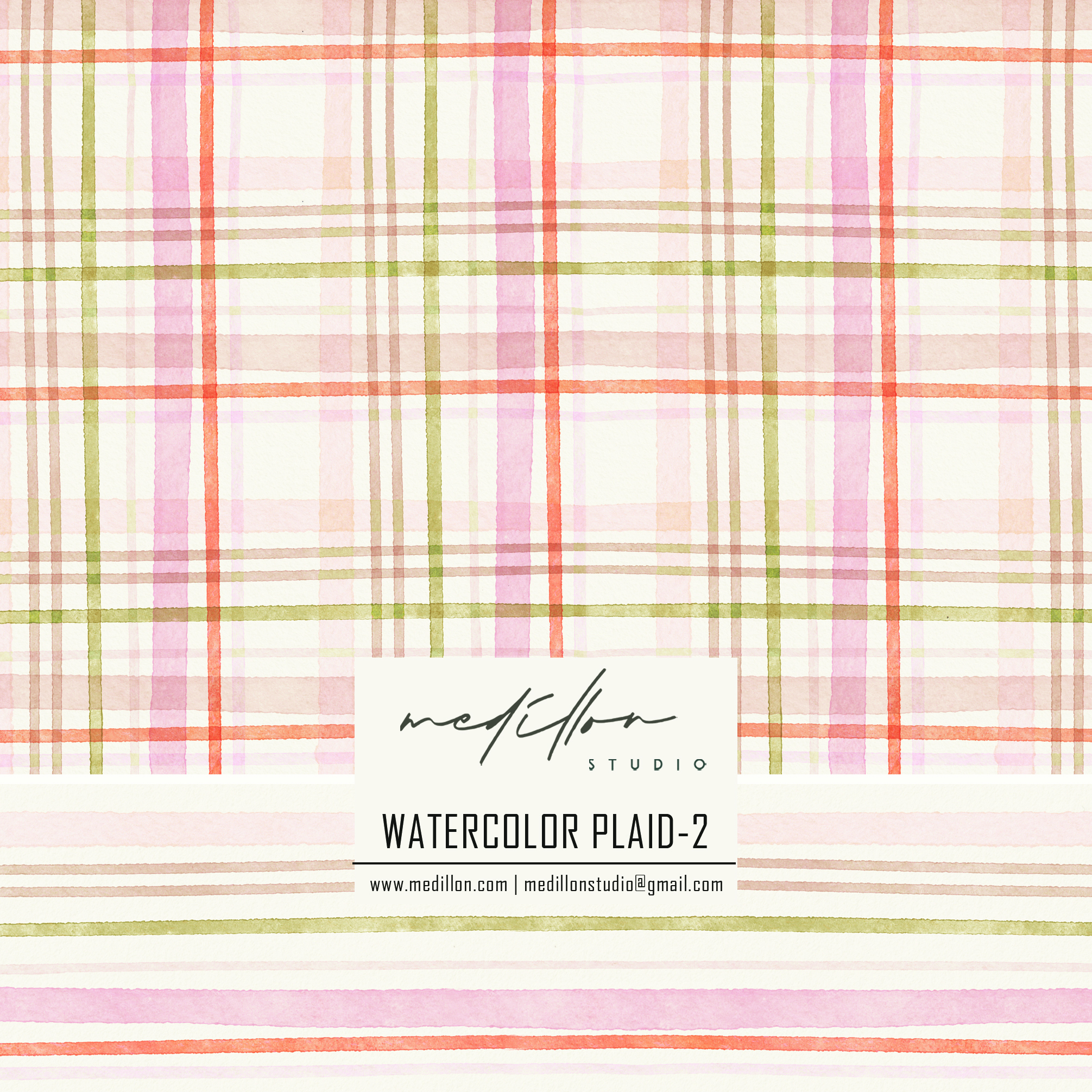 Watercolor Plaid 2- PM101-B (coming Soon)