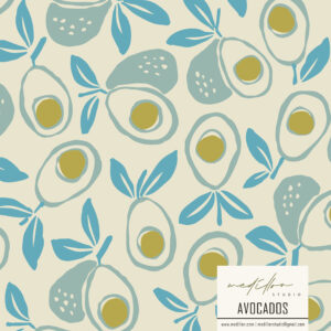 Avocado Pattern Design by Medillon