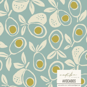 Avocado Pattern Design by Medillon