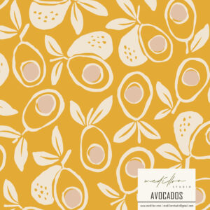 Avocado Pattern Design by Medillon
