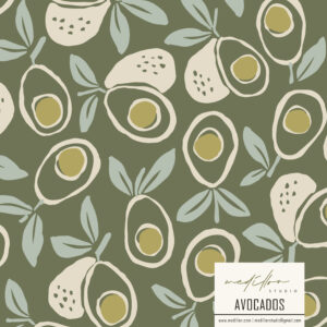 Avocado Pattern Design by Medillon