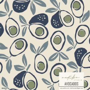 Avocado Pattern Design by Medillon