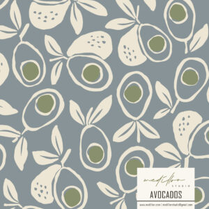Avocado Pattern Design by Medillon