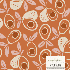 Avocado Pattern Design by Medillon