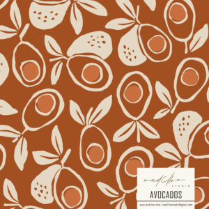 Avocado Pattern Design by Medillon