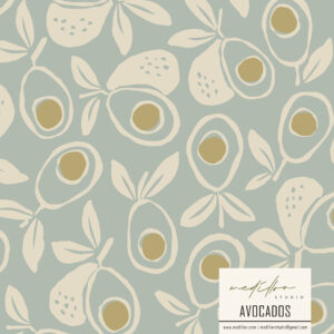 Avocado Pattern Design by Medillon