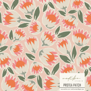 Protea Floral Pattern Design by Medillon