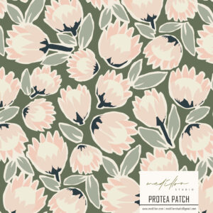 Protea Floral Pattern Design by Medillon