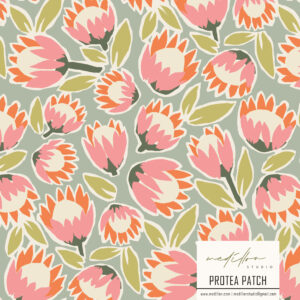 Protea Floral Pattern Design by Medillon