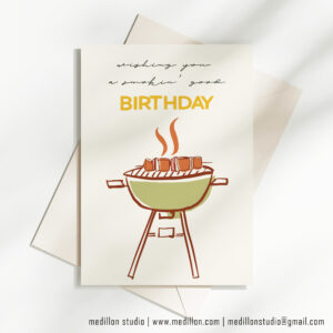 Barbeque: Smoking Good - Birthday Card