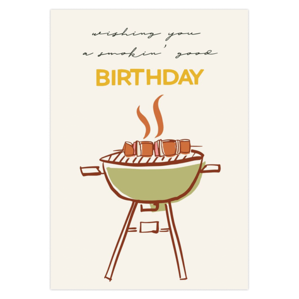Barbeque: Smoking Good - Birthday Card - Image 2