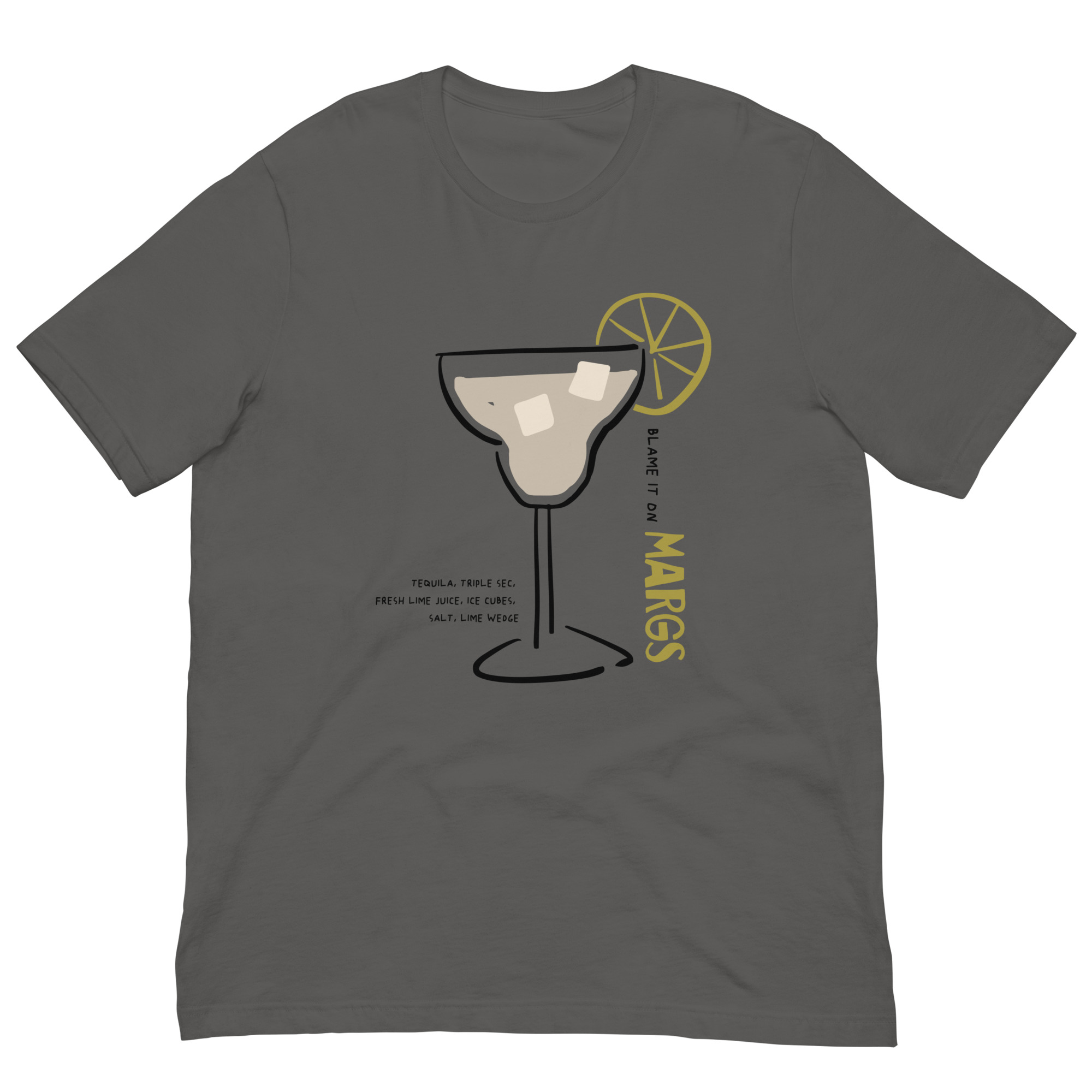 Funny Margarita Shirt – Blame It on Marg Graphic Tee – Unisex Cocktail T-Shirt – Tequila Party Shirt – Bold Retro Drink Illustration XS- 5XL size - Image 4