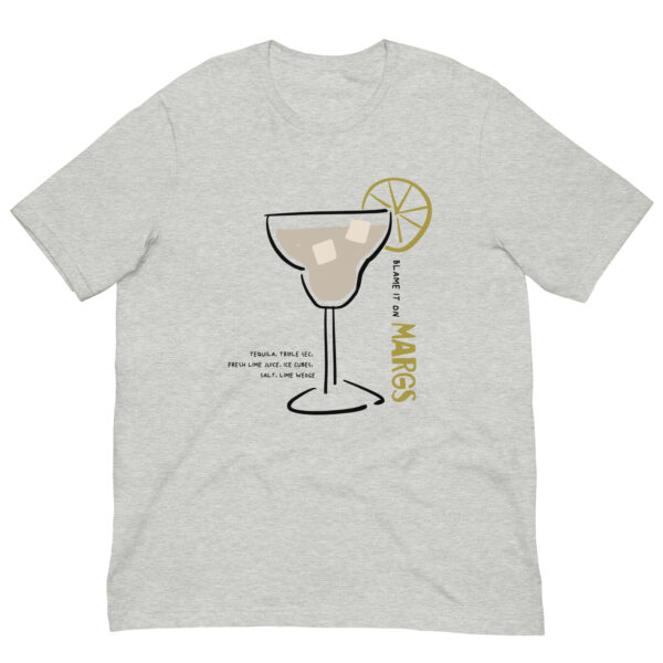 Funny Margarita Shirt – Blame It on Marg Graphic Tee – Unisex Cocktail T-Shirt – Tequila Party Shirt – Bold Retro Drink Illustration XS- 5XL size - Image 9