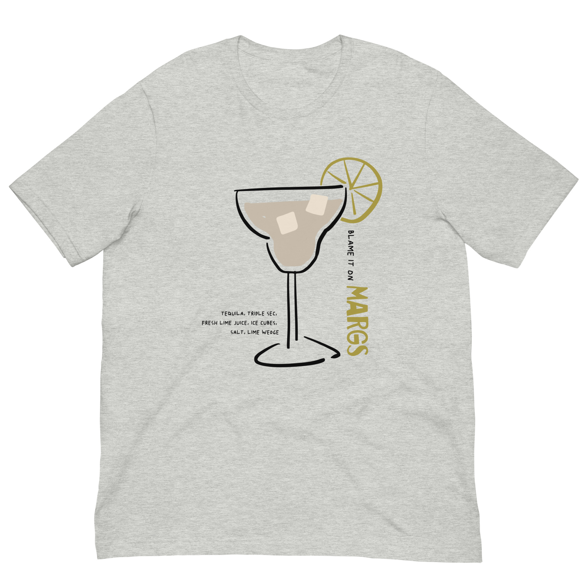 Funny Margarita Shirt – Blame It on Marg Graphic Tee – Unisex Cocktail T-Shirt – Tequila Party Shirt – Bold Retro Drink Illustration XS- 5XL size - Image 9