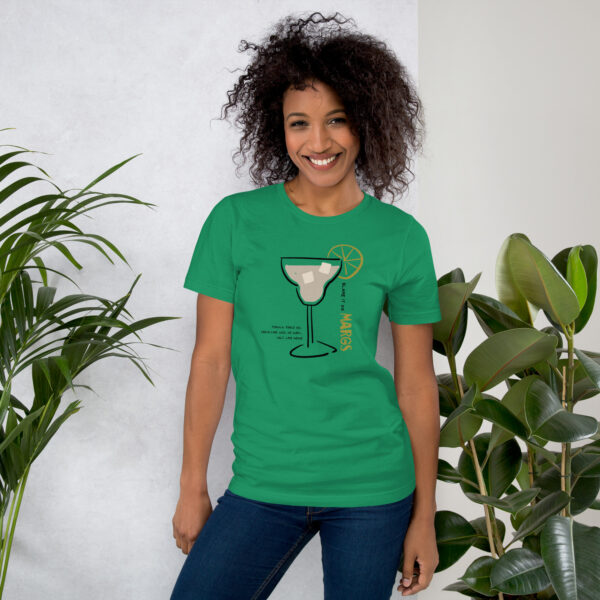 Funny Margarita Shirt – Blame It on Marg Graphic Tee – Unisex Cocktail T-Shirt – Tequila Party Shirt – Bold Retro Drink Illustration XS- 5XL size