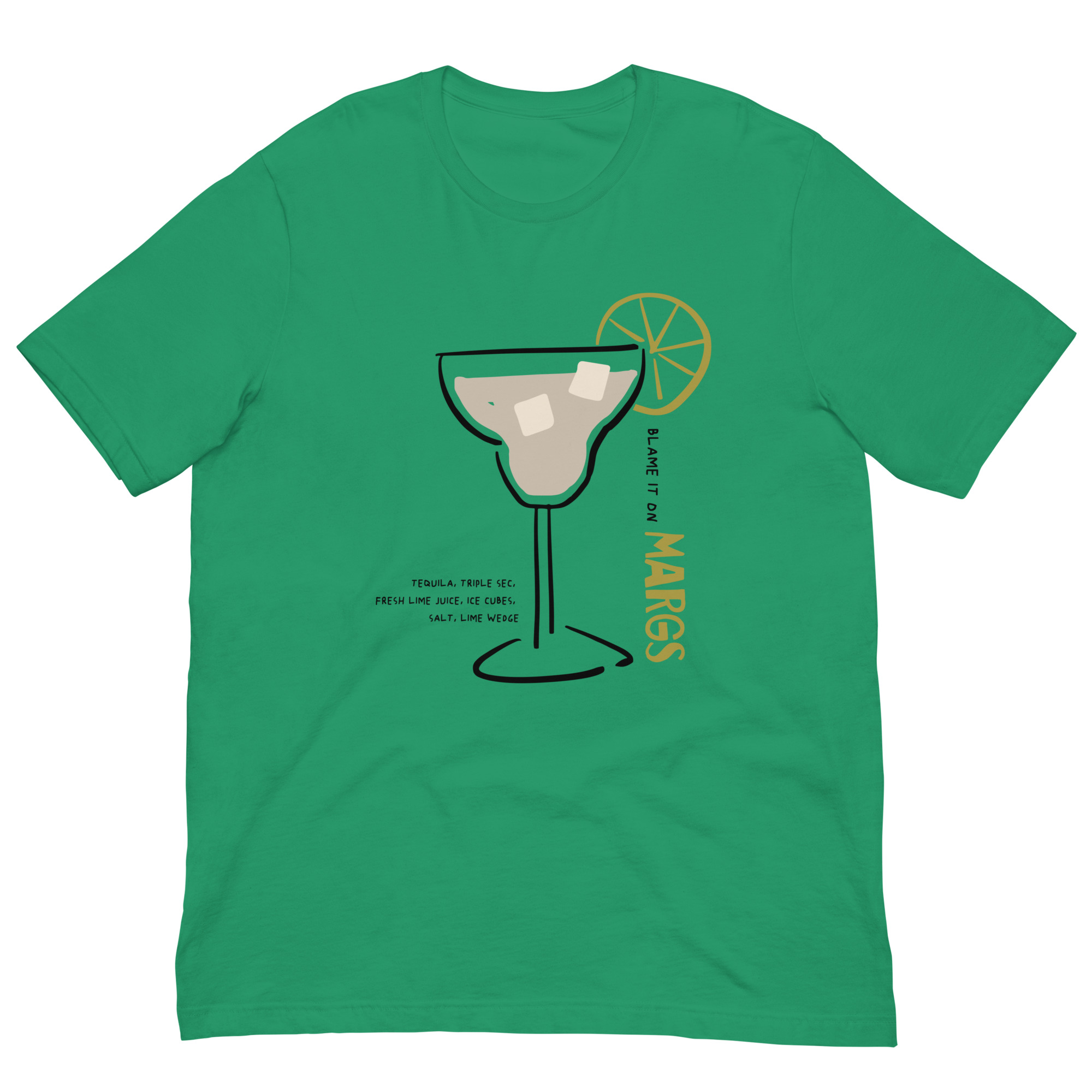 Funny Margarita Shirt – Blame It on Marg Graphic Tee – Unisex Cocktail T-Shirt – Tequila Party Shirt – Bold Retro Drink Illustration XS- 5XL size - Image 7