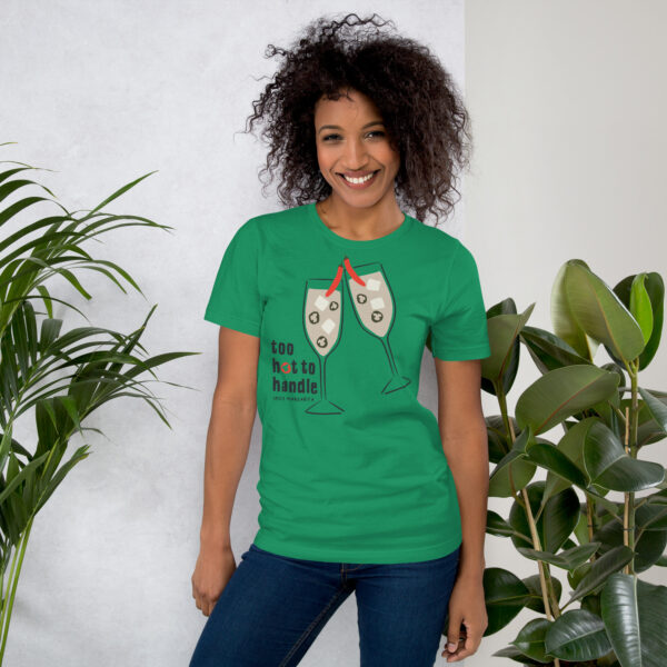 Too Hot to Handle Spicy Margarita T-Shirt | Funny Tequila Cocktail Tee | Spicy Marg Shirt | Margarita Top | Unisex Party Shirt - Image 8