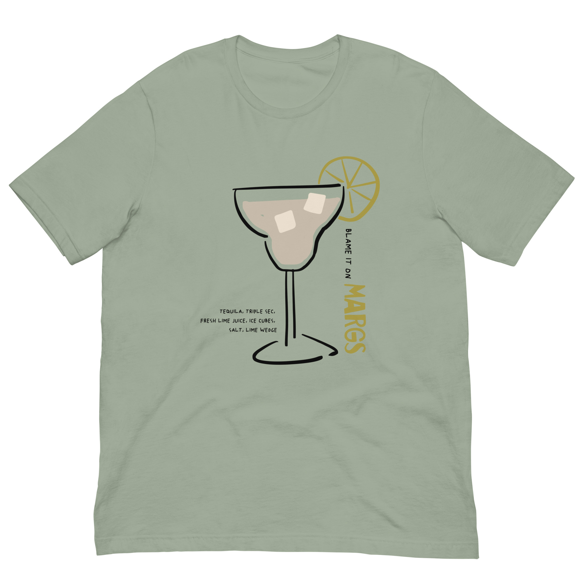Funny Margarita Shirt – Blame It on Marg Graphic Tee – Unisex Cocktail T-Shirt – Tequila Party Shirt – Bold Retro Drink Illustration XS- 5XL size - Image 8