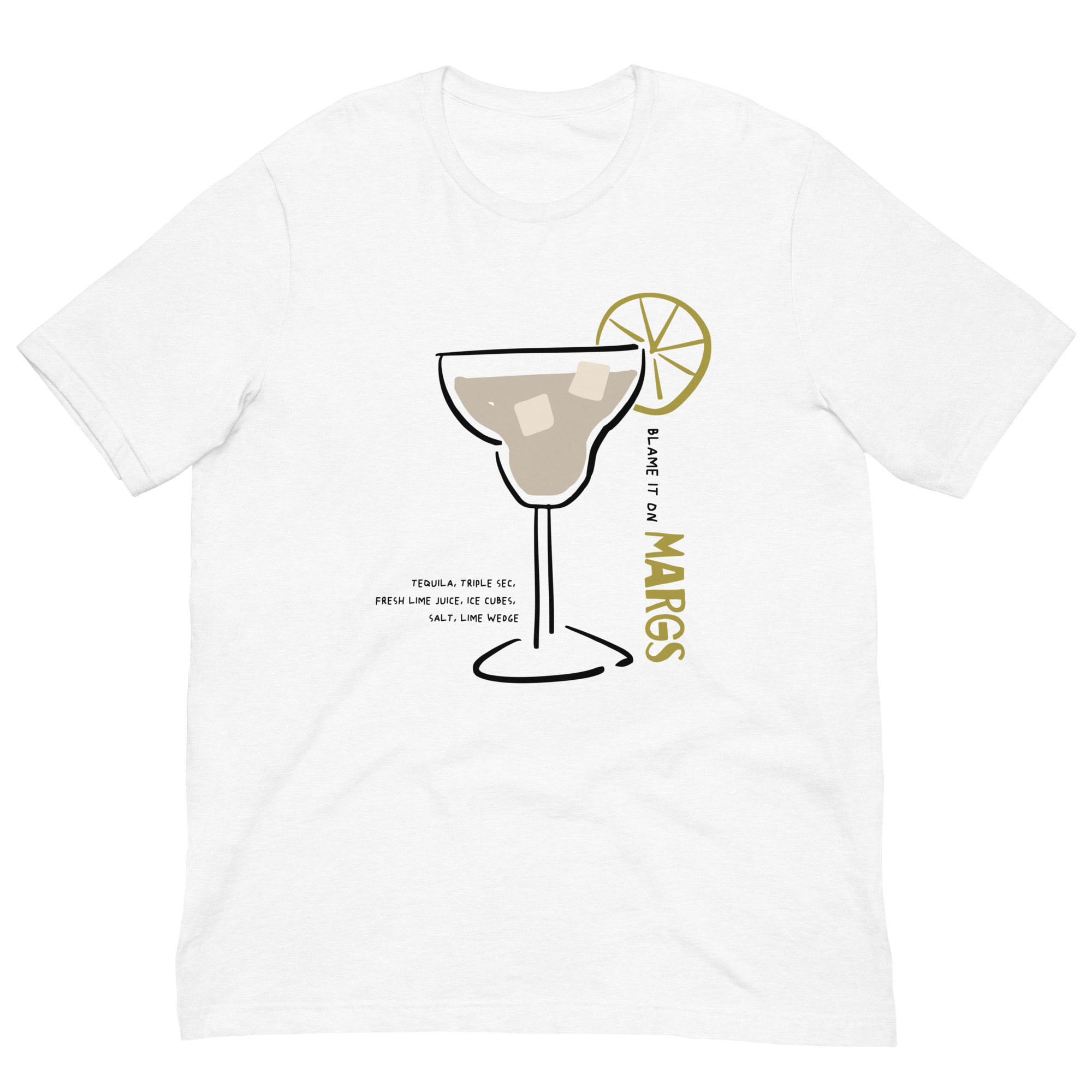 Funny Margarita Shirt – Blame It on Marg Graphic Tee – Unisex Cocktail T-Shirt – Tequila Party Shirt – Bold Retro Drink Illustration XS- 5XL size - Image 10