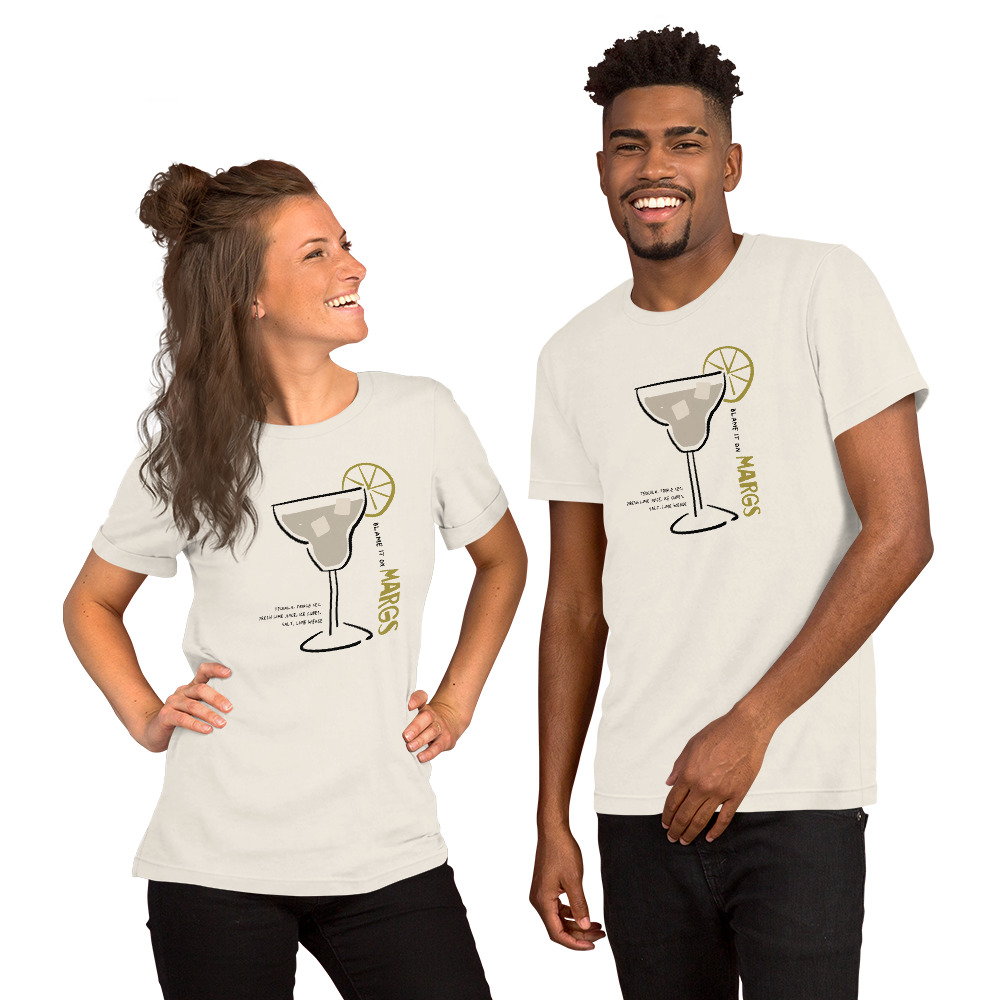 Funny Margarita Shirt – Blame It on Marg Graphic Tee – Unisex Cocktail T-Shirt – Tequila Party Shirt – Bold Retro Drink Illustration XS- 5XL size - Image 2